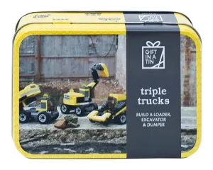 Apples To Pears Gift In A Tin Triple Trucks