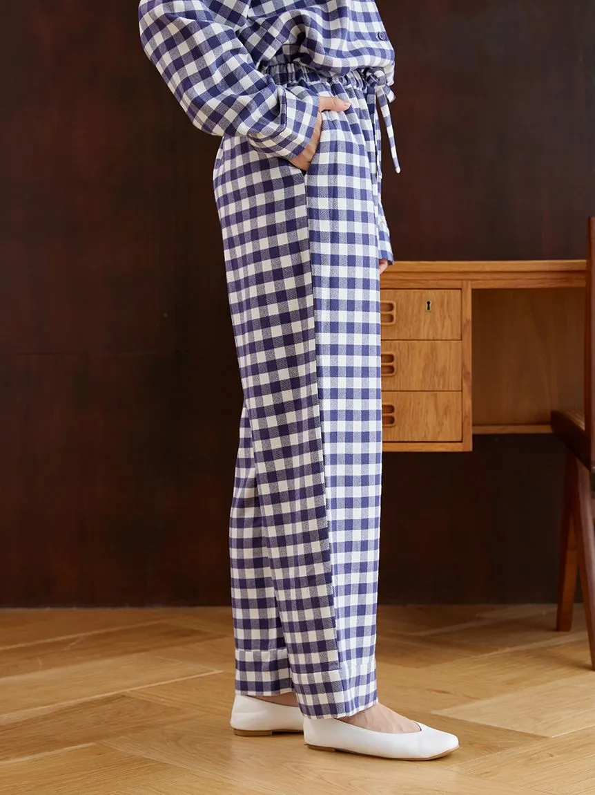 Checked Pajama Pants