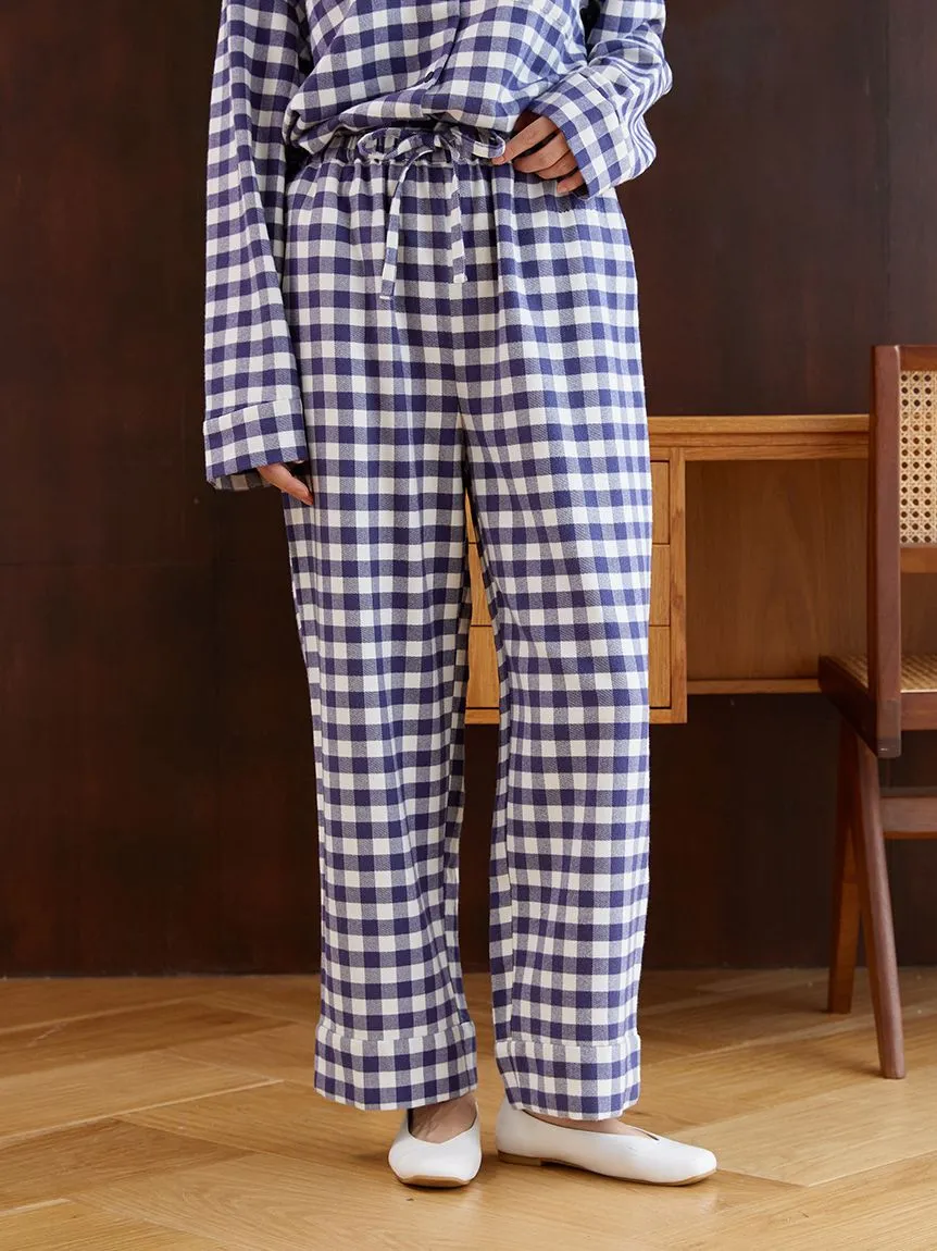Checked Pajama Pants