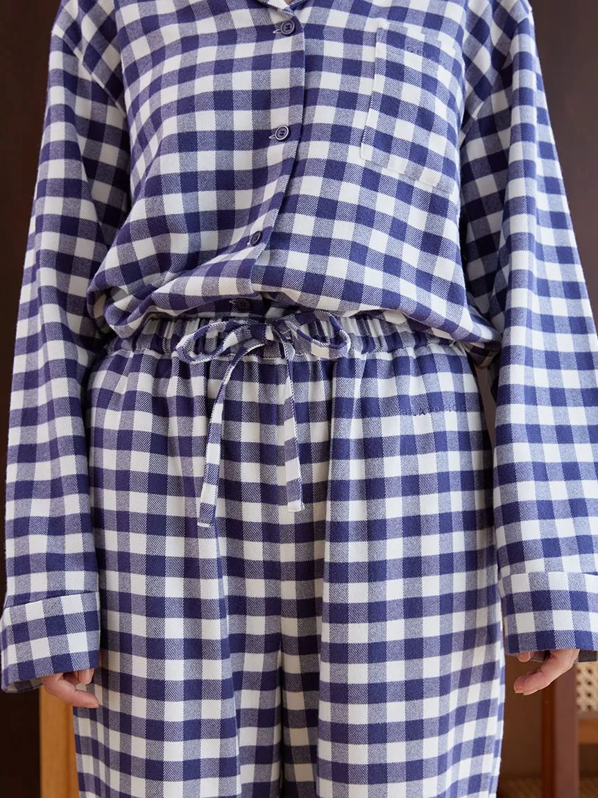 Checked Pajama Pants