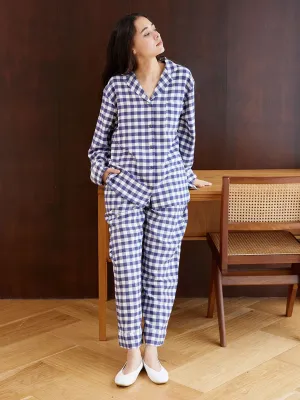 Checked Pajama Pants