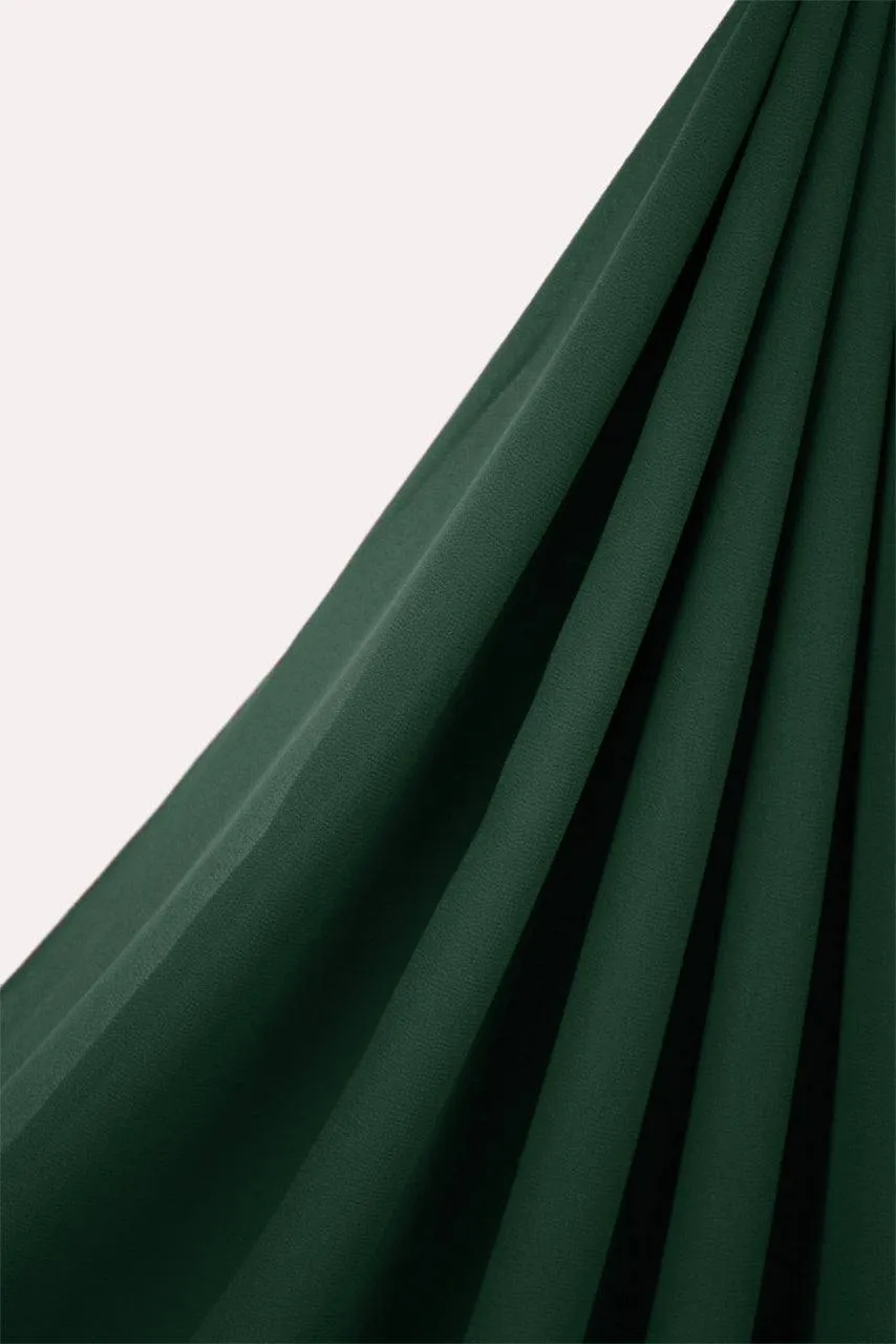 Classic Square Chiffon Hijab - Rainforest