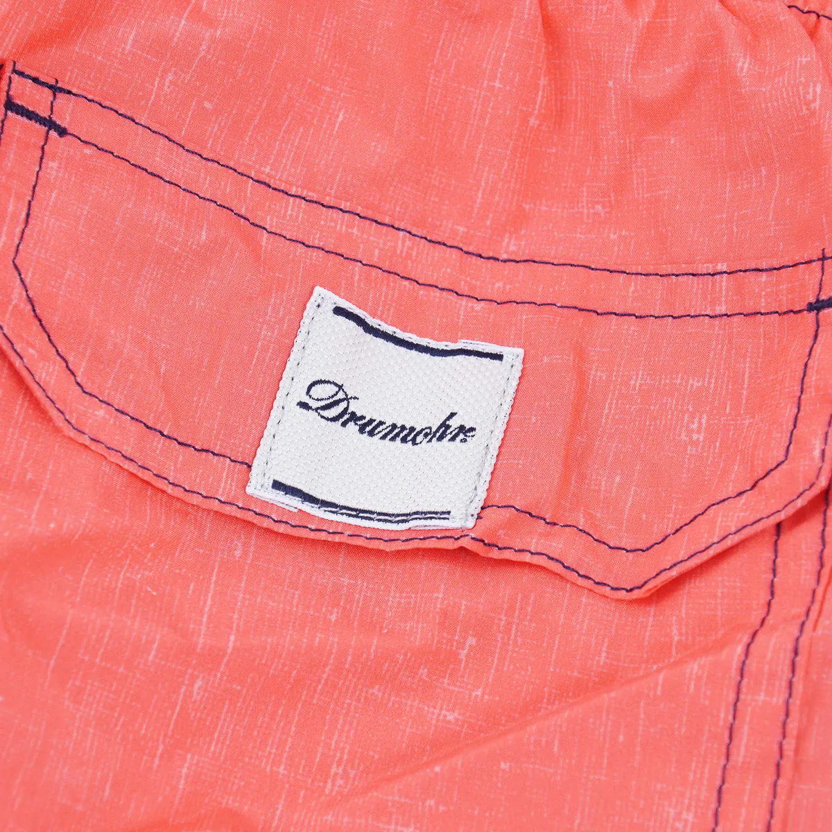 Drumohr Pink Melange Print Swim Trunks
