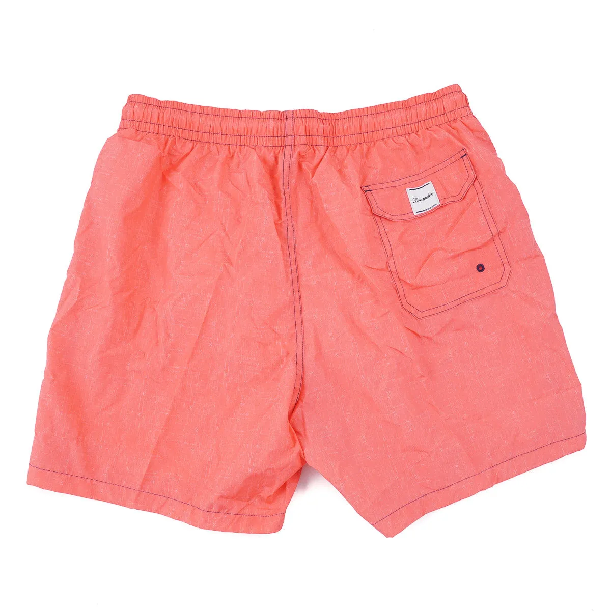 Drumohr Pink Melange Print Swim Trunks