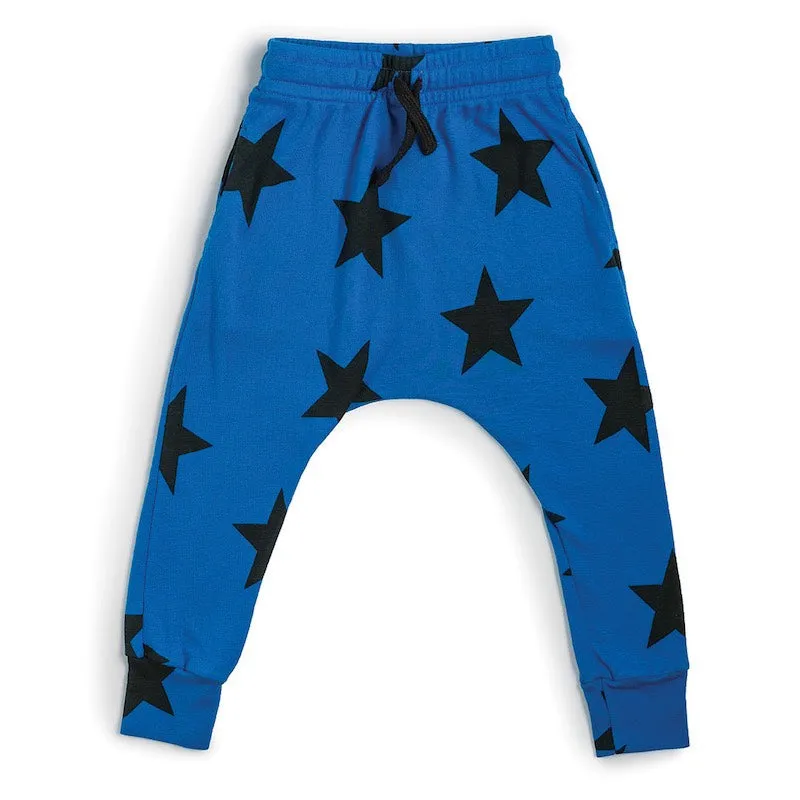NUNUNU Light Star Baggy Pants Blue