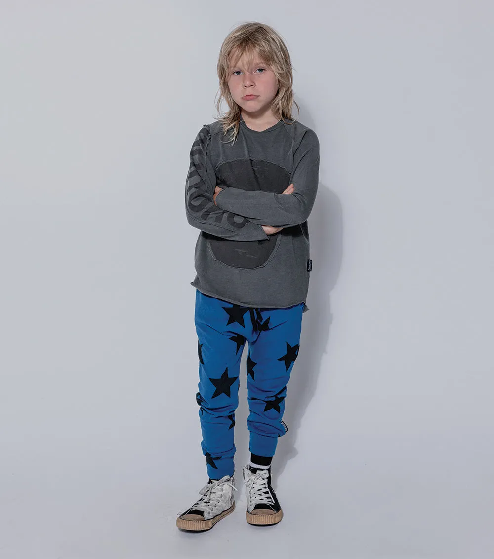 NUNUNU Light Star Baggy Pants Blue