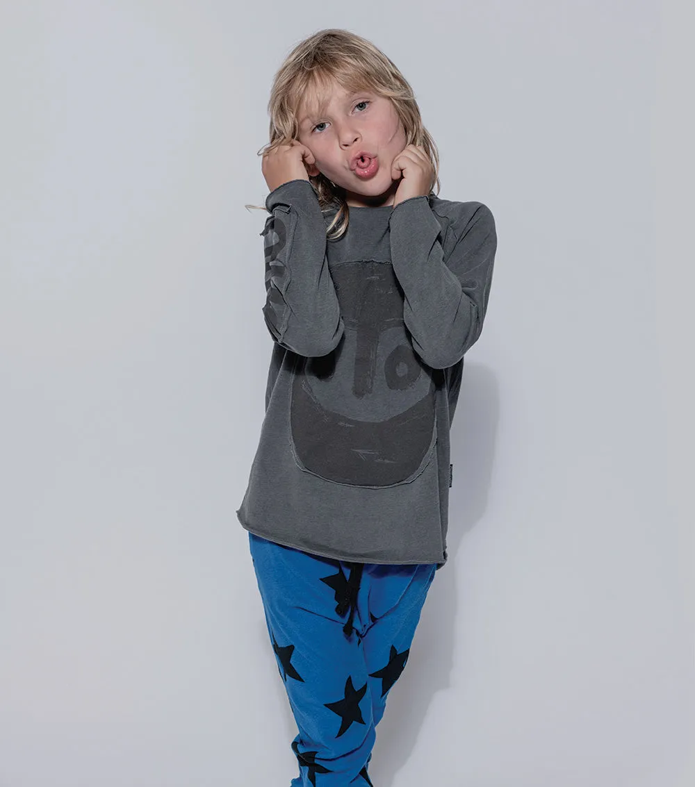 NUNUNU Light Star Baggy Pants Blue