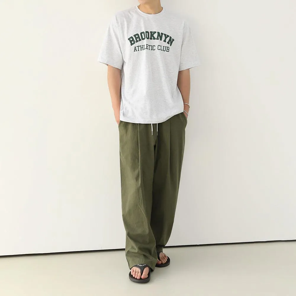 OH Minimal Folds Drawstring Comfty Pants
