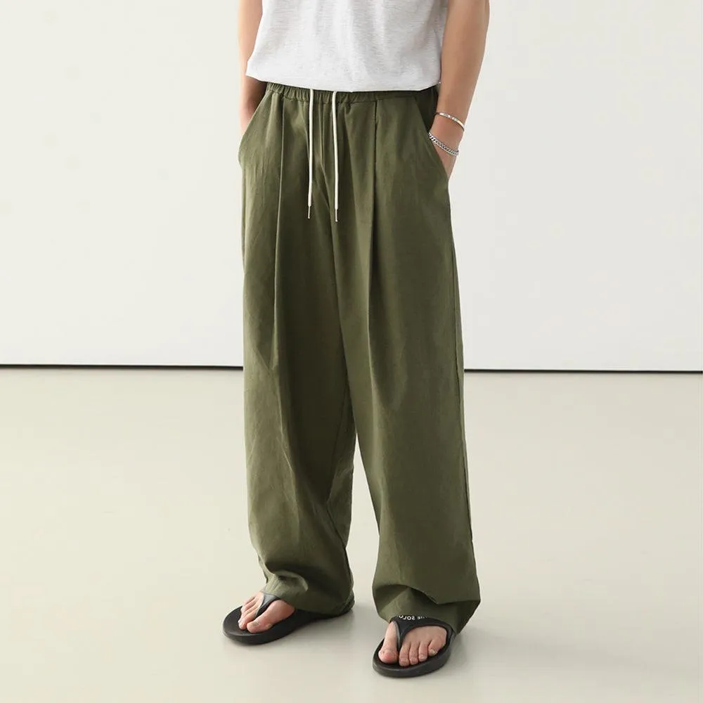 OH Minimal Folds Drawstring Comfty Pants