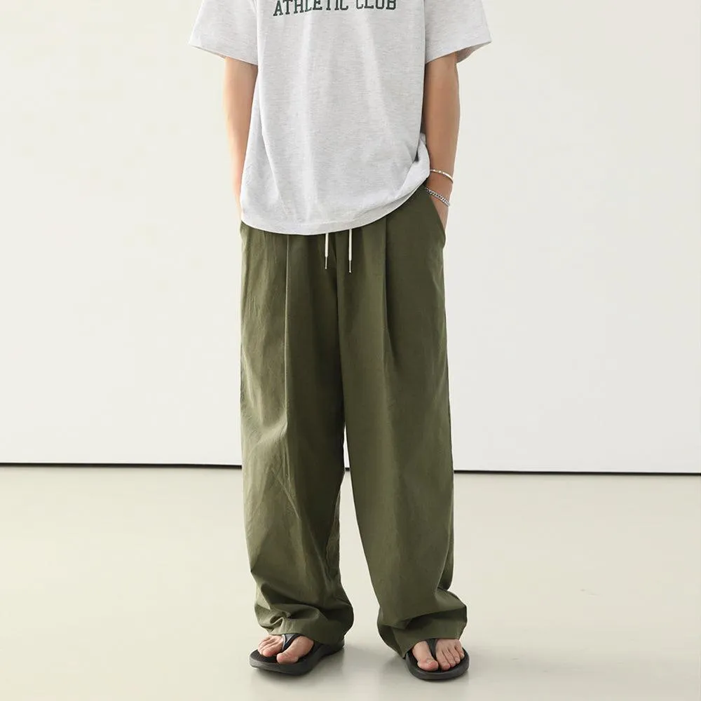 OH Minimal Folds Drawstring Comfty Pants