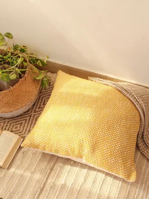 Vindhya - Set Of 2 Cushion Covers (Yellow) - Large